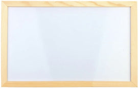 Small Whiteboard, Wood-Finished Frame, 20x30cm