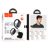 Hoco EA7 Suerte ANC+ENC Open True Wireless BT Headset, Black