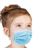 Kids Disposable Face Mask 3Ply, BLUE, Single
