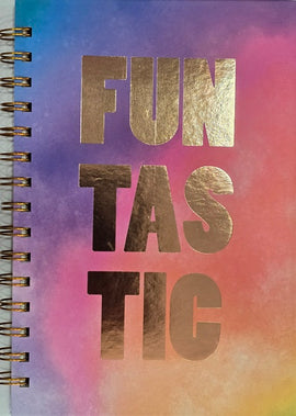 Funtastic Lined Spiral Journal, Hardcover, Assorted Patterns