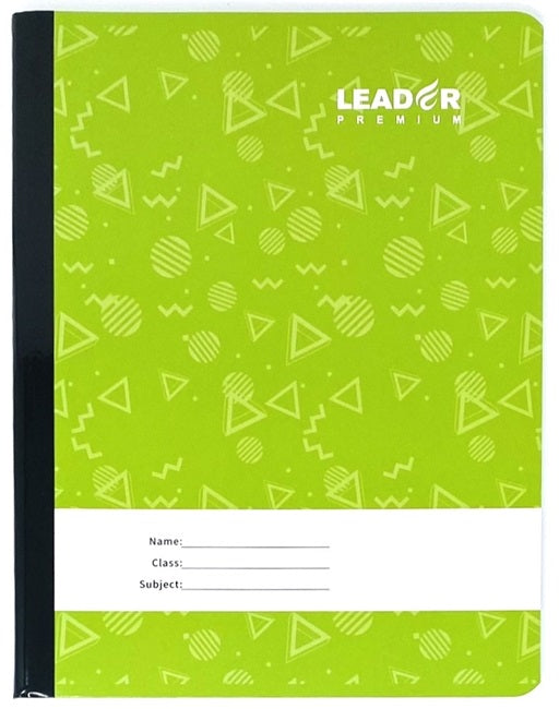 Leader Softcover Notebook, Geometric Patterns, 8x10in, 180 pages, Asso ...