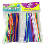 Pointer Craft Pipe Cleaners, 15cm Length, Assorted Colours, 100 count