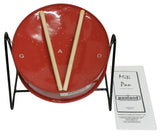 Miti Trini SteelPan, Small with Stand Pansticks, 1 Single