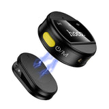 Hoco L22 Bright 2-In-1 Wireless Microphone With Case (iP/Type-C), Black