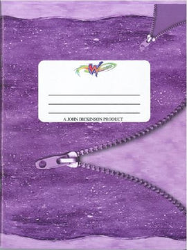 Winners Softcover Notebook, Zipper Pattern, Assorted, Single Count