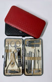 Mani / Pedi 20 piece Travel Set with Padded Case, Assorted Colours