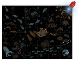 Janod Ocean Life with Magic Lamp, 24 pieces