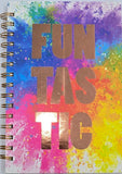 Funtastic Lined Spiral Journal, Hardcover, Assorted Patterns