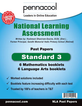 Pennacool National Learning Assessment Past Papers Standard 3 BY Keshmani Dhaniram-Gosine