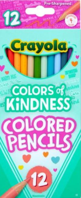 Crayola, Colored Pencils, Colors of Kindness, 12count