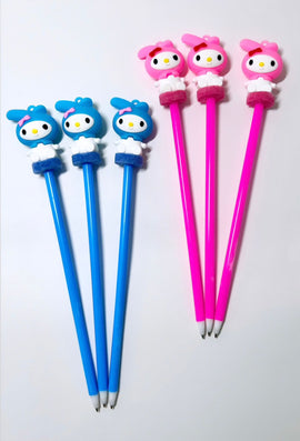 Character Pen, Assorted, Single Pen (Kuromi/Hello Kitty / Labubu /Capybara)
