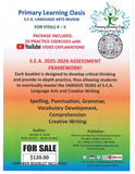S.E.A. Language Arts Review, 25 Practice Exercises w/ YOUTUBE VIDEOS BY Primary Learning Oasis
