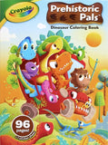 Crayola Coloring Book & Sticker Sheet, Prehistoric Pals, 96 pages