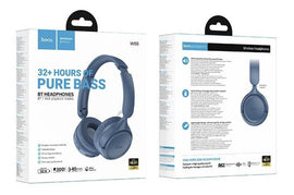 Hoco W66 Wave BT Headphones, Blue