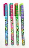 Vogue Avocado Smooth Writing Blue Gel Pen, Assorted Colours