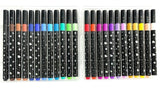 Glitter Marker Set with Sparkle Carry Case, 24 Colours