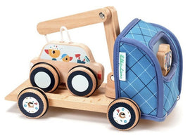 Lilliputiens Wooden Tow Truck