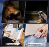 LED Reading Book Light, Compact Folding, WHITE