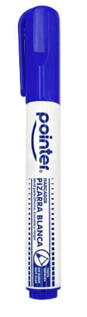 Pointer Whiteboard Marker, Round Tip, BLUE