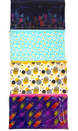 Tiger Patterned PVC Pencil Case, Assorted Designs