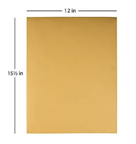 Manila Envelope, 15.5x12, Extra Large Kraft Golden (BROWN)