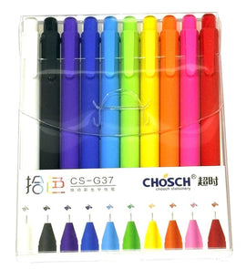 Chosch Colored Gel Pens, CS-G37, 10ct