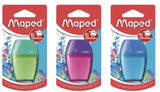 Maped, Sharpener, Shaker with Receptacle, Assorted Colours, 1 hole