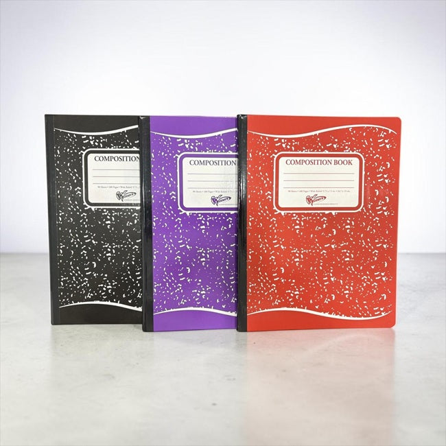 Winners, Composition Notebook, Assorted Colours, 9.75 x 7.5, 200pgs ...