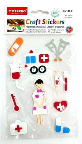 Craft Stickers, Nurse (Female)