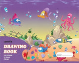 Leader Drawing Book,10in x 8in, 24 Sheets, Ocean Series Assorted Patterns
