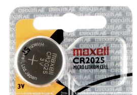 Maxell 3V Lithium Battery, CR2025, Single