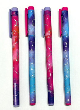 Star Sign Smooth Writing Blue Gel Pen, Assorted Colours