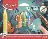 Maped Jungle Fever Jumbo Crayons, 12pcs