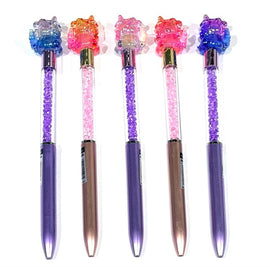 Crystal Pony Gel Pen, Assorted Colours, Blue Ink Gel Pen, Single