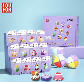 Loufor Dessert House, Air Dry Clay Set, Assorted Patterns, 1 piece