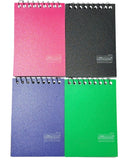 Mini Spiral Top Bound Pocket Notepad, 3x5inch, 50 sheets