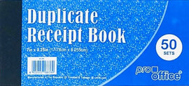 Pro Office, Duplicate Receipt Book, 4inx16.5cm, 50sheets