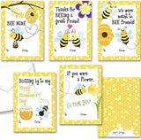 Bee My Valentine Card & Envelope, Assorted Designs, Single