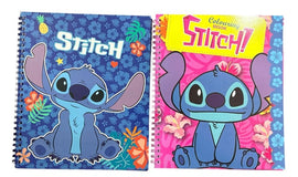 Stitch Spiral Bound Colouring Book, Assorted Patterns