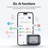 Hoco EQ27 Fun ANC+ENC Smart Ai Translation Headset, Metal Gray