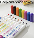 Deli Round Tip Whiteboard Marker Set, 8pc