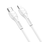 Hoco X37 Cool Power PD Charging Data Cable Type C to iPhone, White