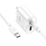 C109 Fighter Dual Port charger set (USB-A +Type-C) PD20W+QC3.0 with Type-C Cable included