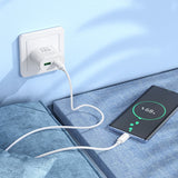C109 Fighter Dual Port charger set (USB-A +Type-C) PD20W+QC3.0 with Type-C Cable included