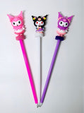 Character Pen, Assorted, Single Pen (Kuromi/Hello Kitty / Labubu /Capybara)