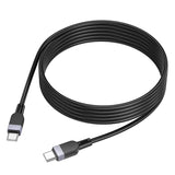 Hoco X109 Energy PD 27W Silicone Charging Data Type C - iPhone (Length=3M), Black