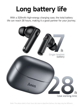 Hoco EQ27 Fun ANC+ENC Smart Ai Translation Headset, Metal Gray
