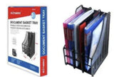 Metal Mesh Document Tray, 3 Tier, Black