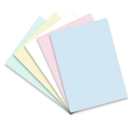 Bristol Board, Letter Size 8.5" x  11" Assorted Colours, Pack of 100 sheets