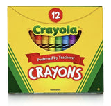 Crayola Crayons in Tuck Box, 12pc